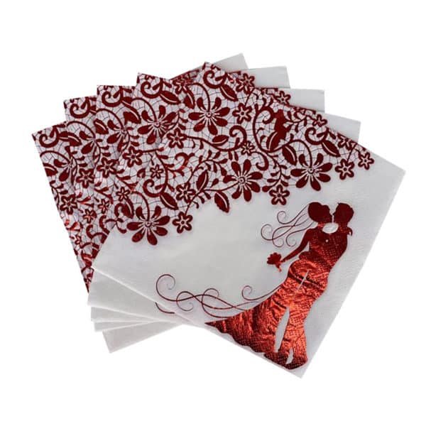 custom napkins for wedding