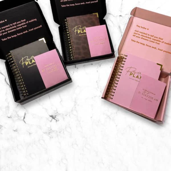custom notebooks and planners
