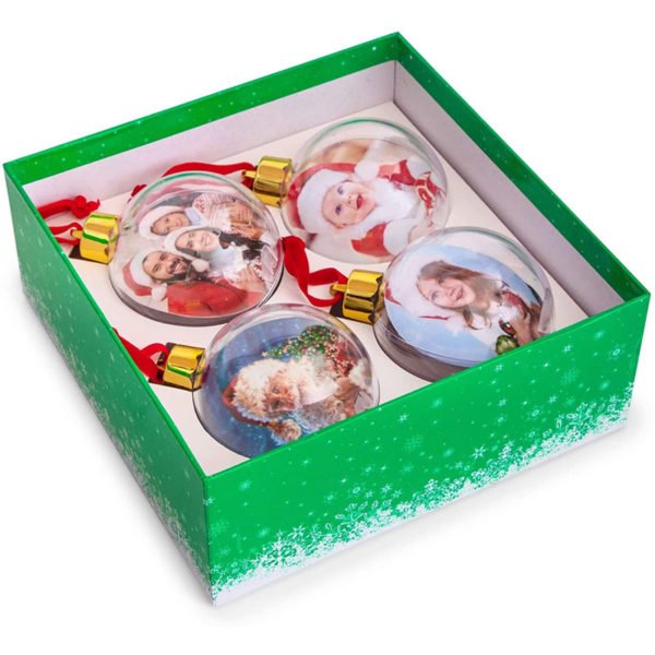 custom photo glass ball ornaments