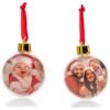 custom photo glass ball ornaments