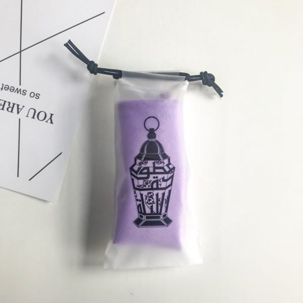 custom plastic drawstring bags