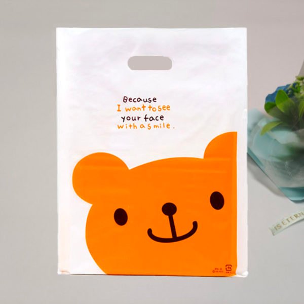 custom plastic gift bags