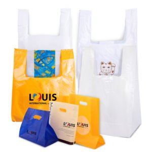 custom plastic grocery bags with logo