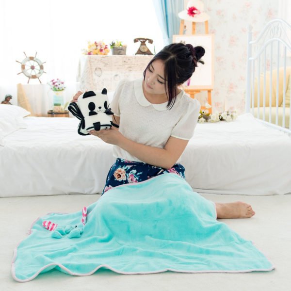 custom plush blanket
