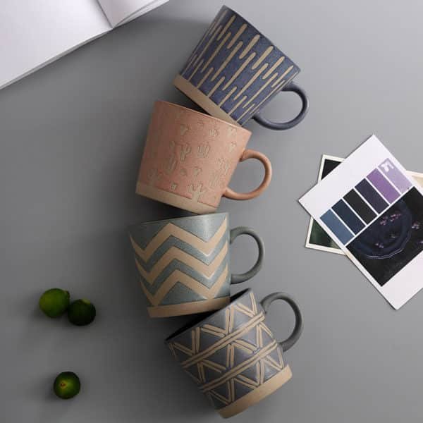 custom pottery mug
