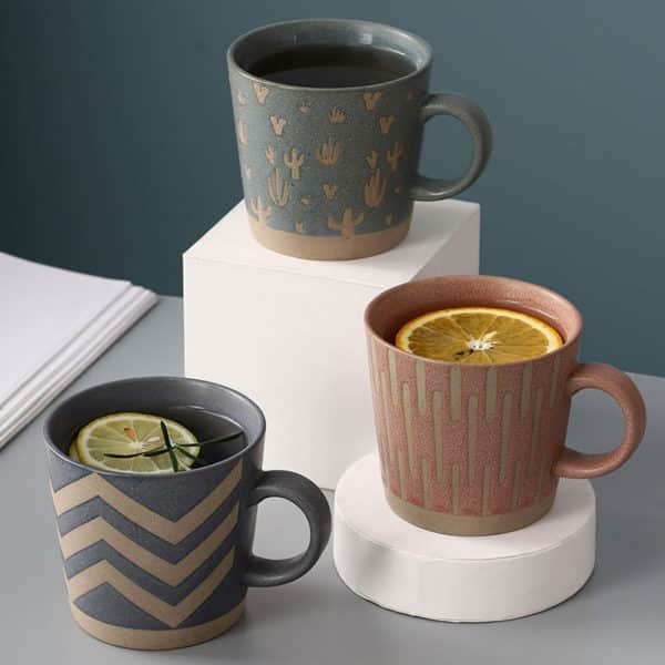custom pottery mug