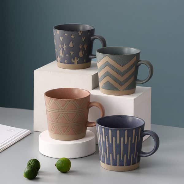 custom pottery mug