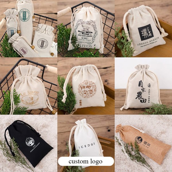 custom printed cinch bags