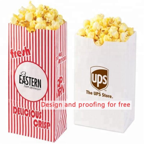 custom printed popcorn bags