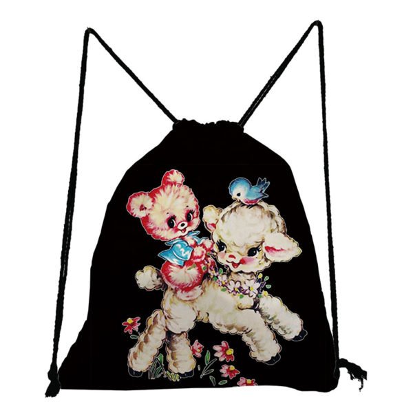 drawstring bag custom logo