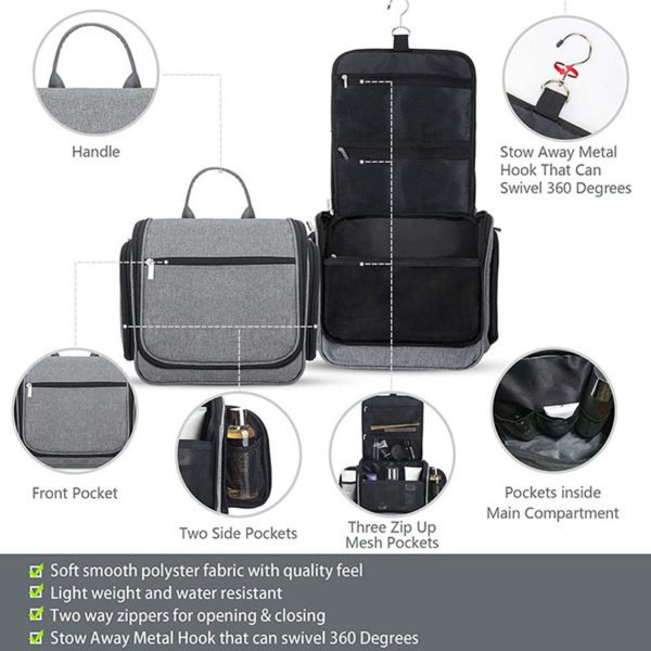 hanging toiletry bag wholesale