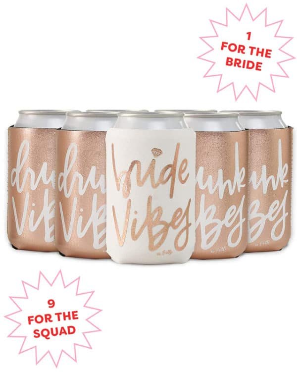how many koozies to order for wedding