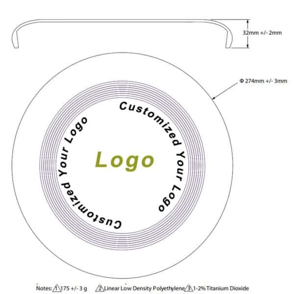 logo frisbee