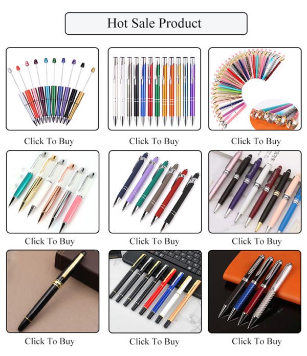 pens with logo printed