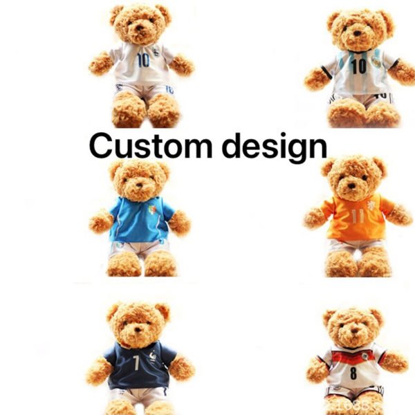 personalized football teddy bears
