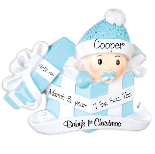 personalized baby first christmas ornament