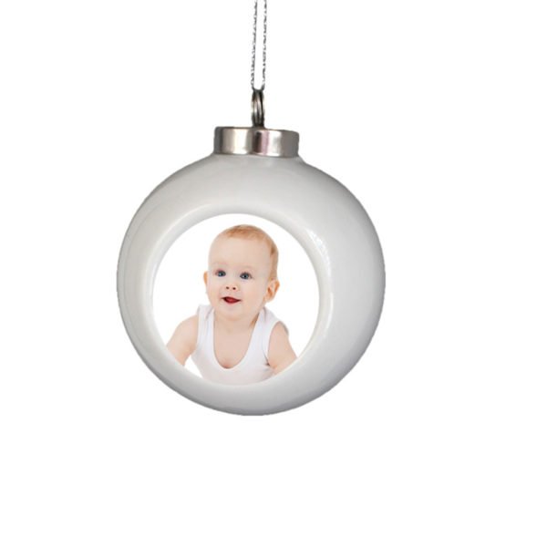 personalized christmas ball ornaments with picture