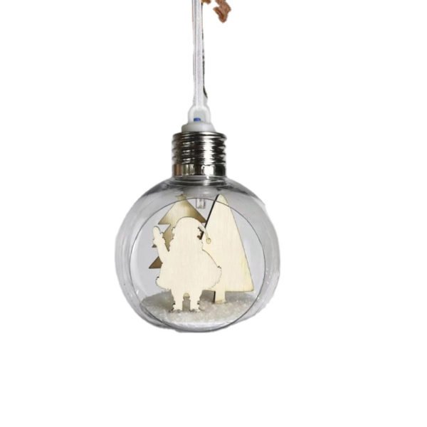 personalized christmas bulb ornaments
