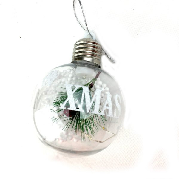 personalized christmas bulb ornaments