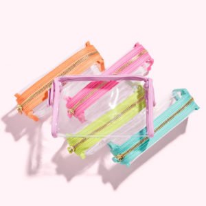 personalized clear cosmetic bags