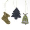personalized glitter ornaments