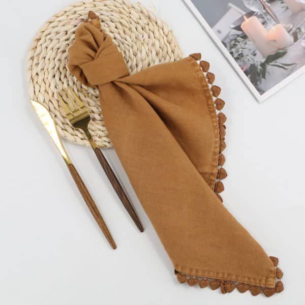 personalized linen like napkins