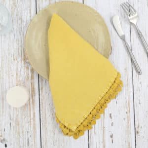 personalized linen like napkins