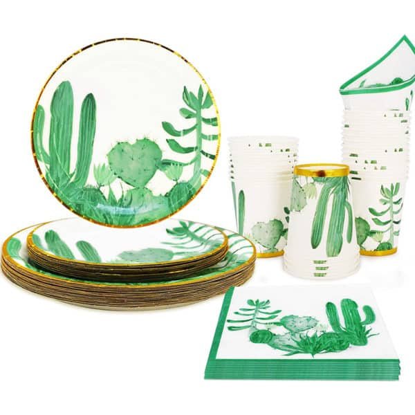 personalized napkins and cups