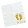 personalized napkins for a baby shower