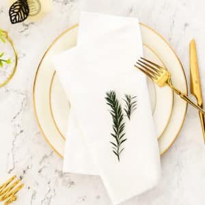 personalized napkins for rehearsal dinner