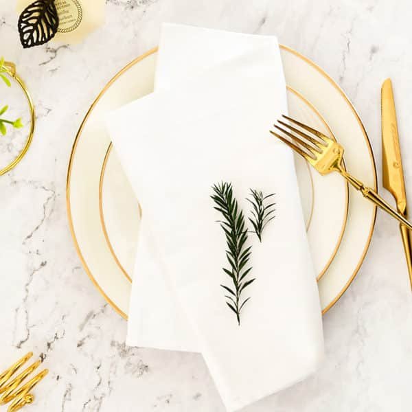 personalized napkins for rehearsal dinner