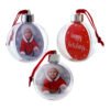 personalized photo christmas ball ornaments
