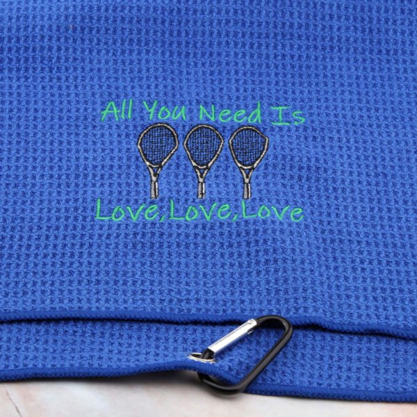 asciugamani da tennis personalizzati