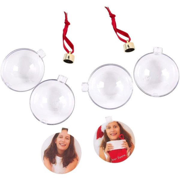 plastic personalized christmas ornaments