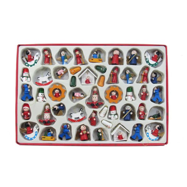 small wooden ornaments christmas
