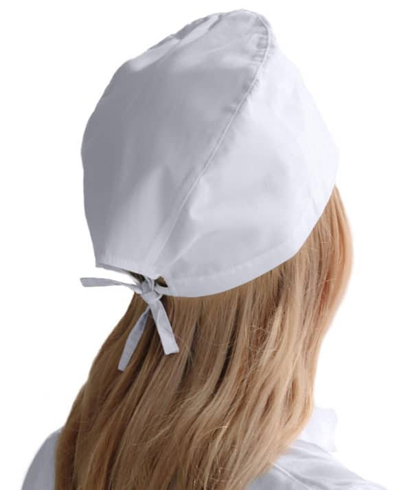 white surgical cap