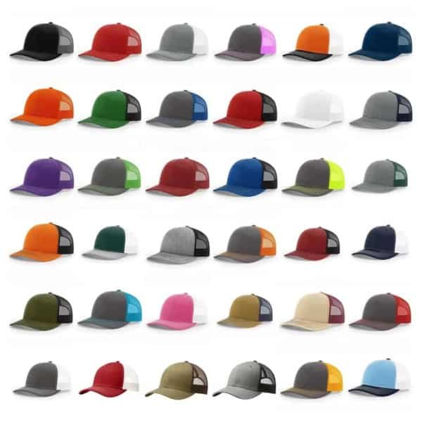 custom embroidered richardson hats