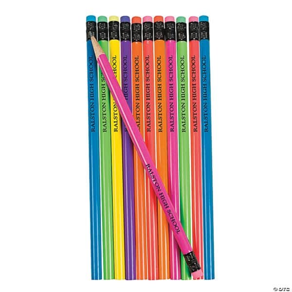 custom name pencils