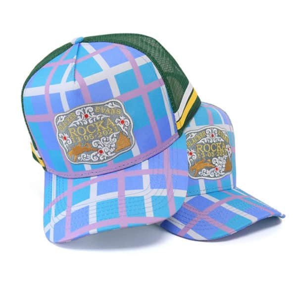 custom trucker hat with patch