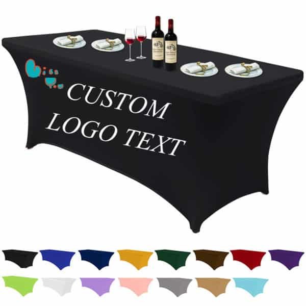 personalised photo table cloth