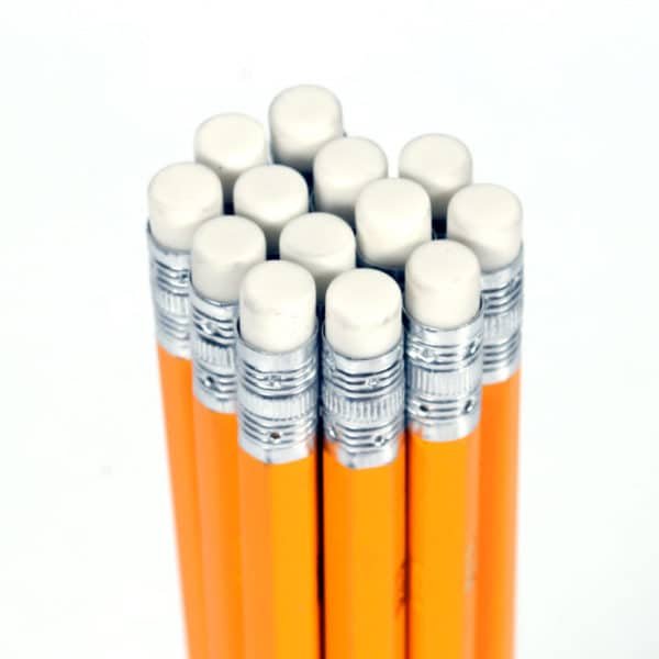 personalized 2 yellow pencils