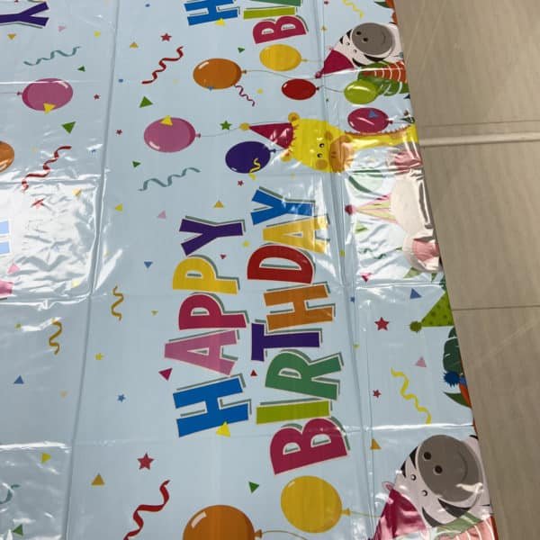 printed tablecloth
