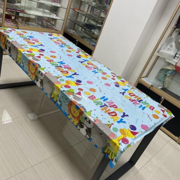 printed tablecloth