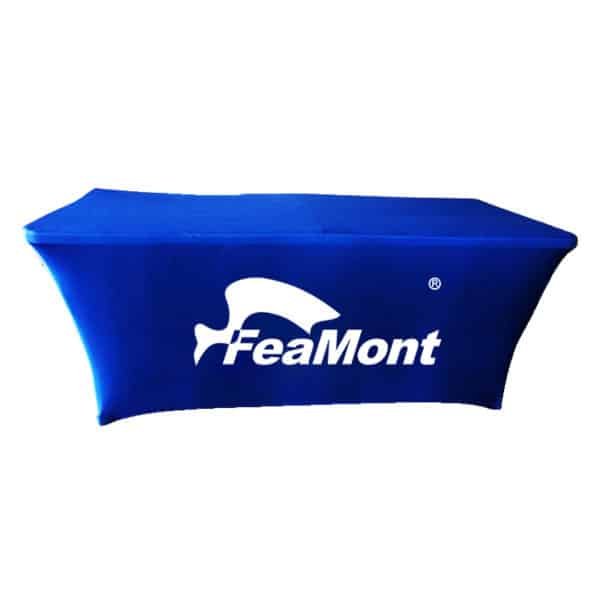trade show tablecloth with logo