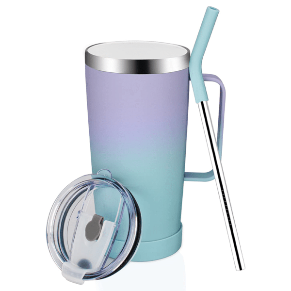 20 oz stainless steel tumbler with handle