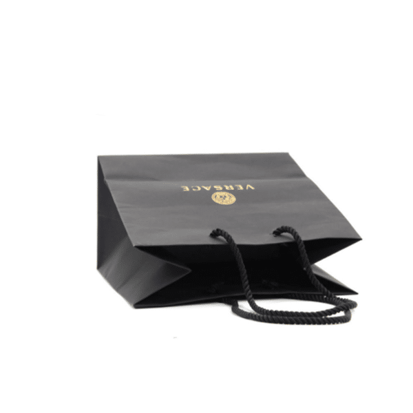 black paper bags wholesale