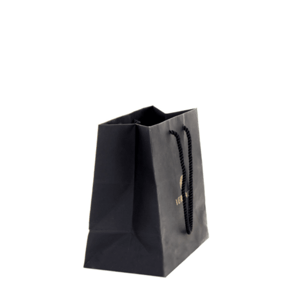 black paper bags wholesale