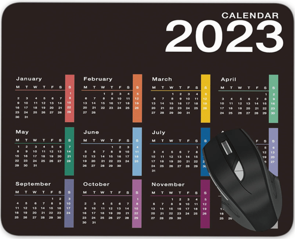 custom calendar mouse pads