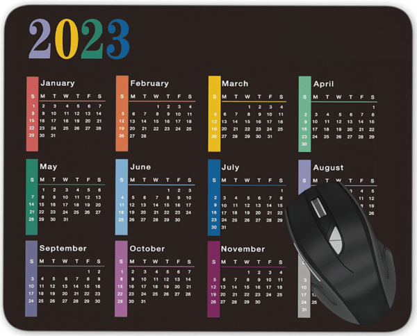 custom calendar mouse pads