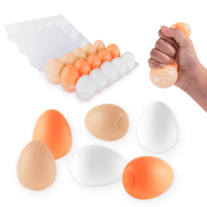 custom egg stress balls